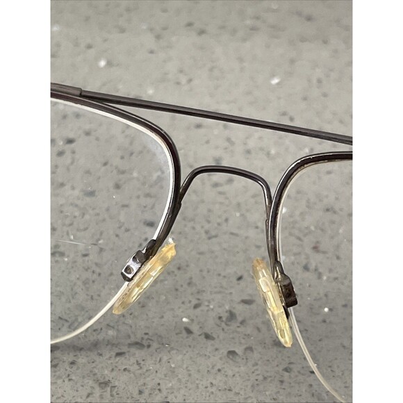 Marchon Autoflex 17 Aviator Eyeglasses Frames ONLY 55-17-140 Flexon Steel grey - Picture 10 of 13